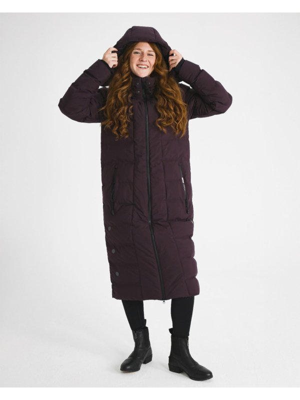 eaSt Performance Long Puffer Coat - aubergine 