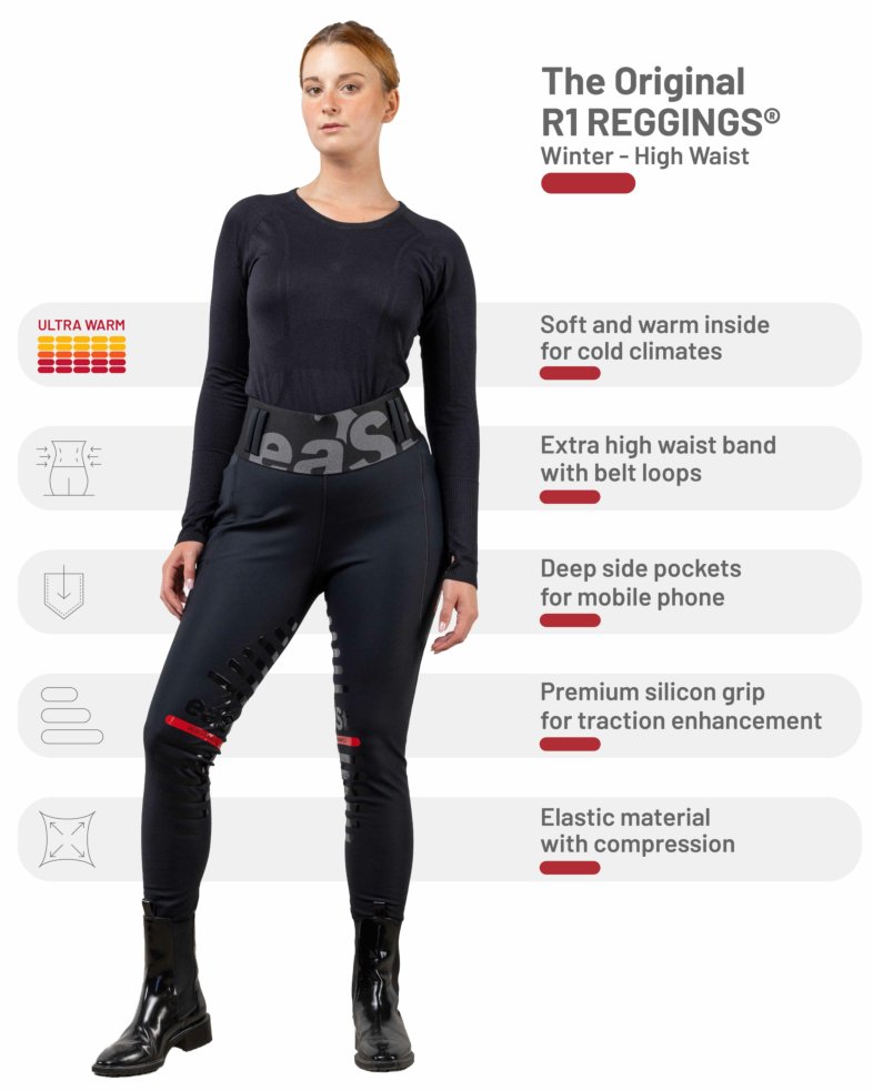 eaSt REGGINGS® R1 Highwaist Winter - black