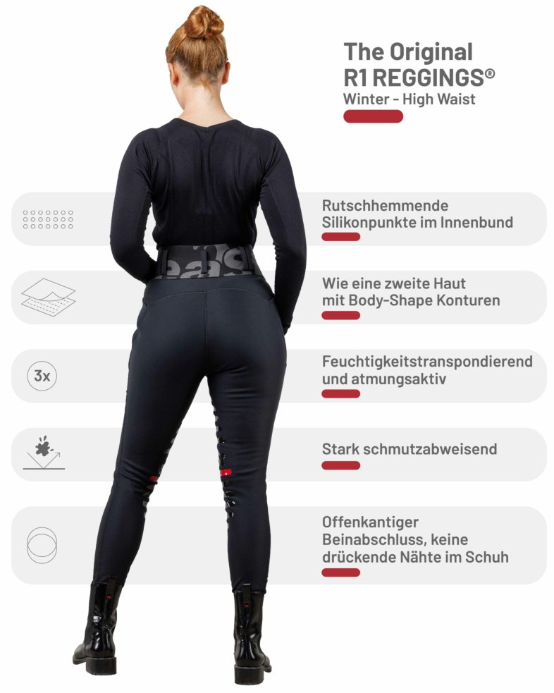 eaSt REGGINGS® R1 Highwaist Winter - black