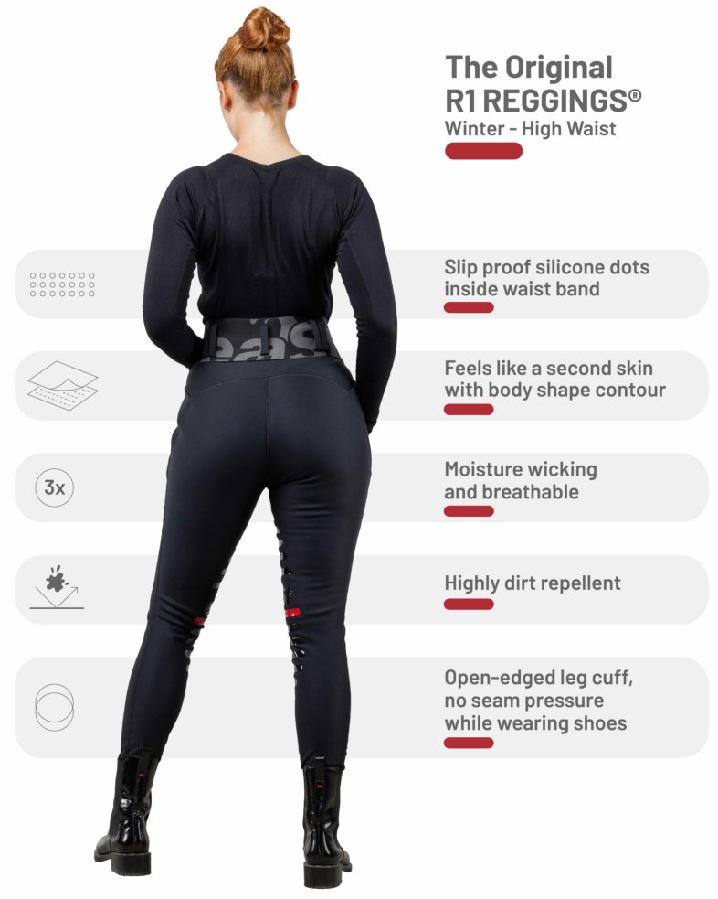 eaSt REGGINGS® R1 Highwaist Winter - black