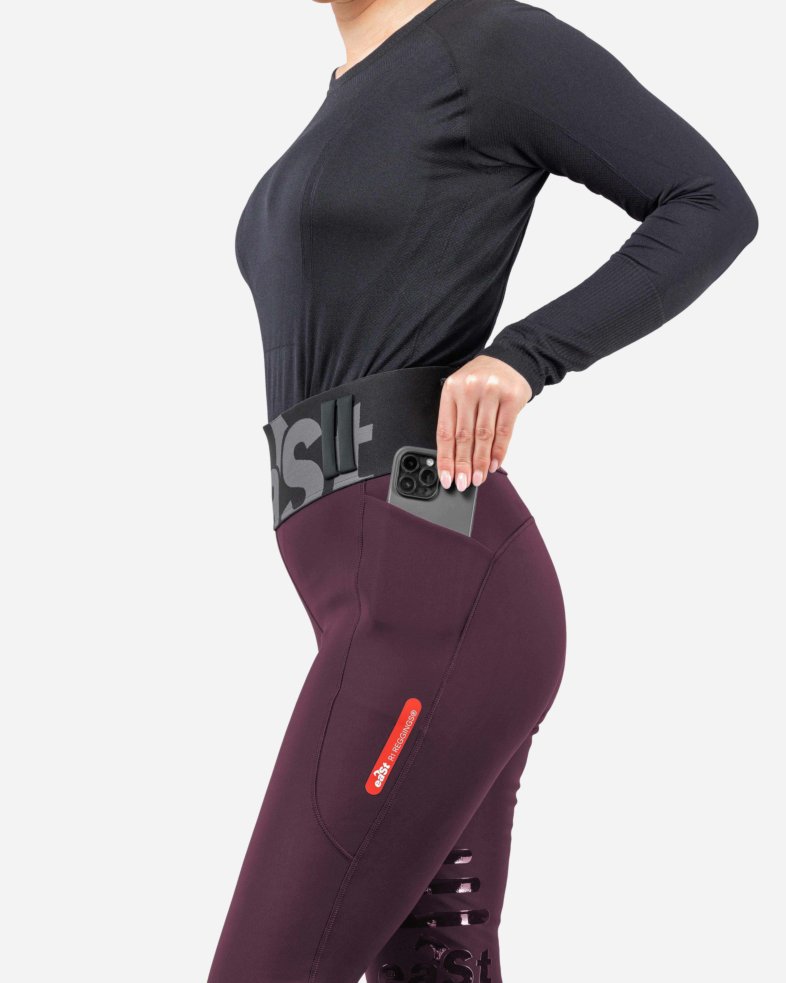 eaSt REGGINGS® R1 Highwaist Winter - aubergine 