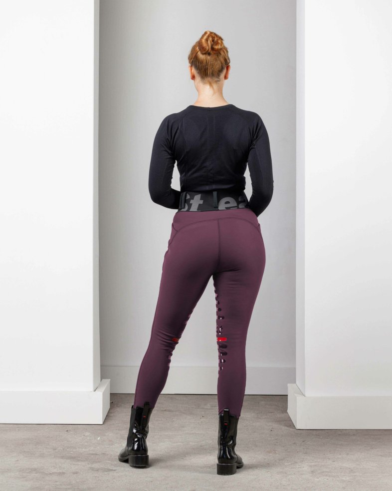 eaSt REGGINGS® R1 Highwaist Winter - aubergine 
