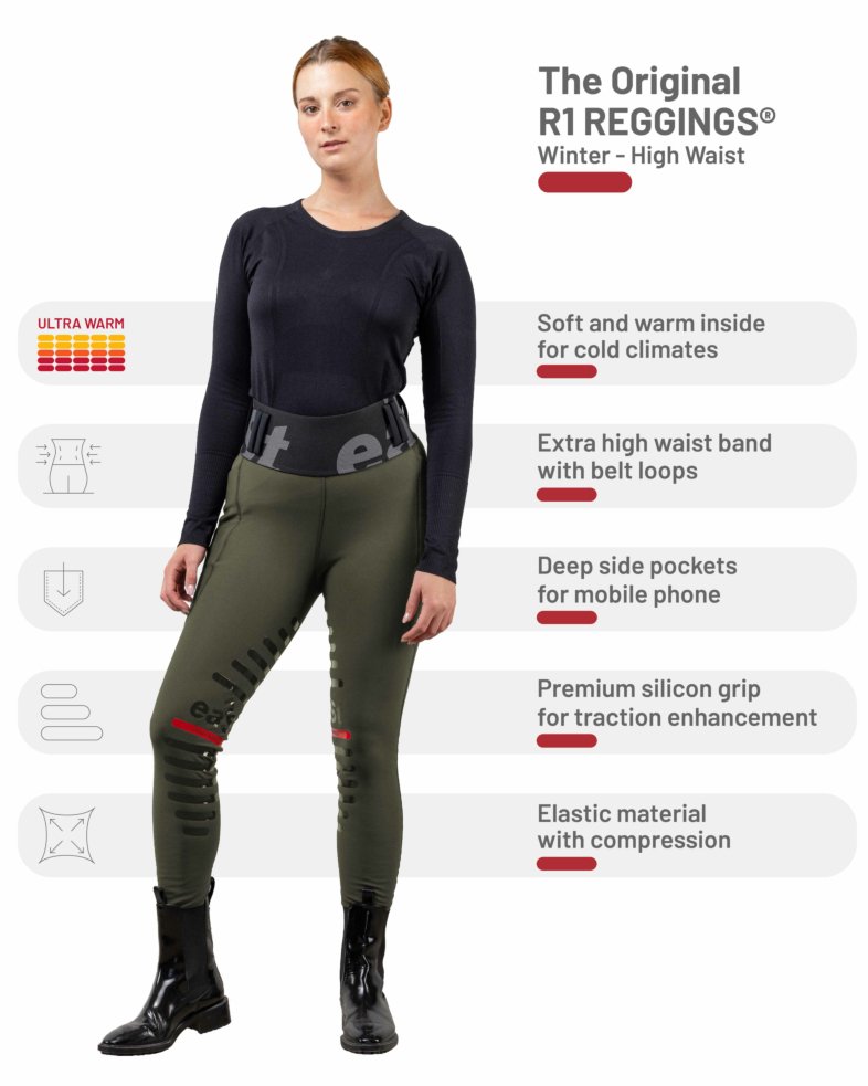 eaSt REGGINGS® R1 Highwaist Winter - olive
