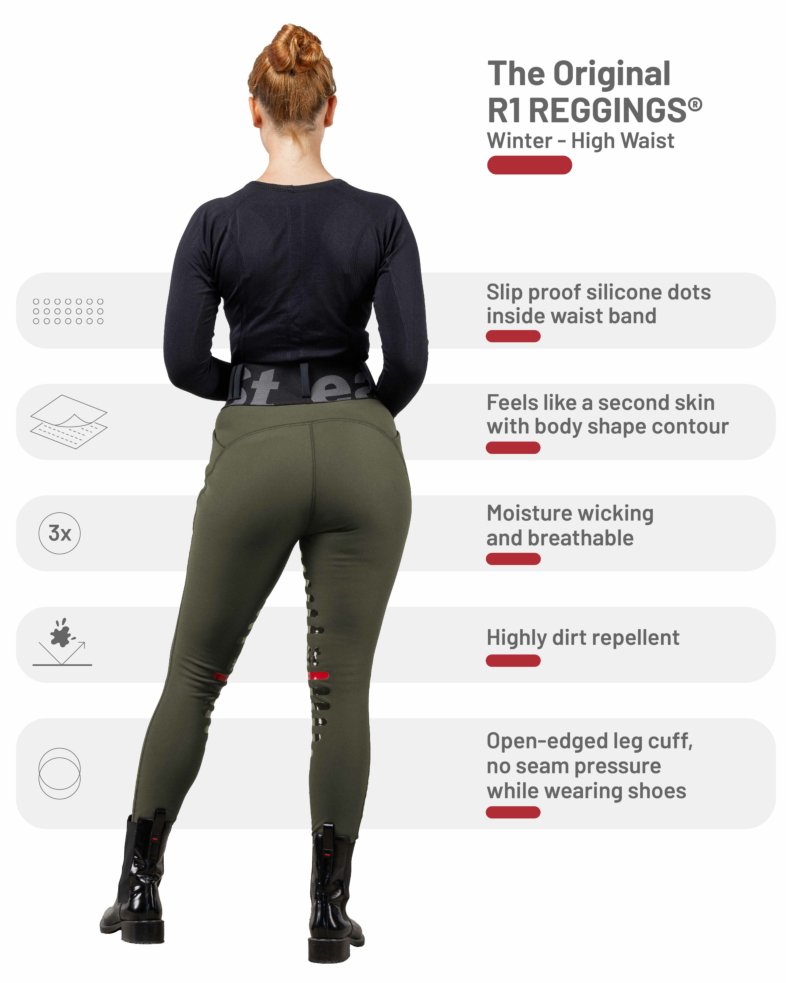 eaSt REGGINGS® R1 Highwaist Winter - olive