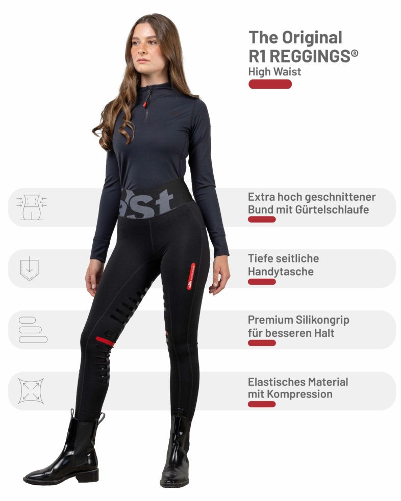 eaSt REGGINGS® R1 Highwaist - black
