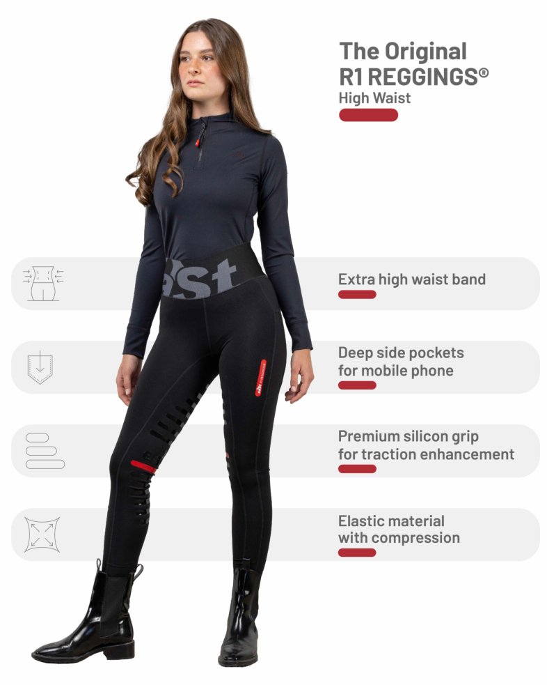 eaSt REGGINGS® R1 Highwaist - black