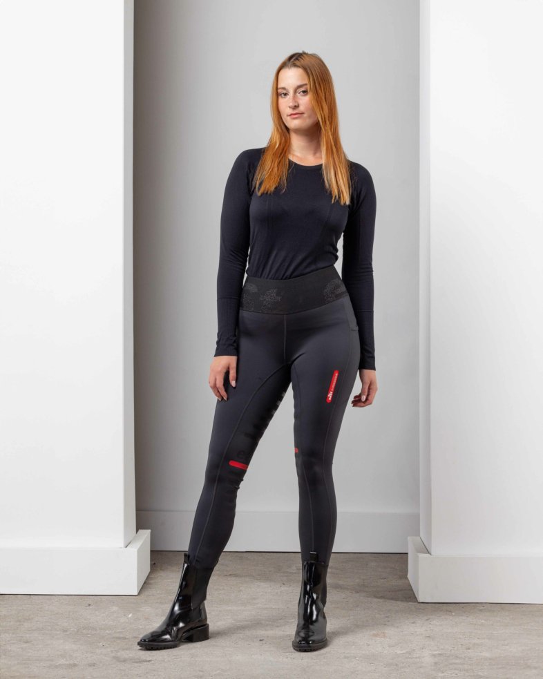 eaSt REGGINGS® R1 Sparkle Highwaist Mid Season - black