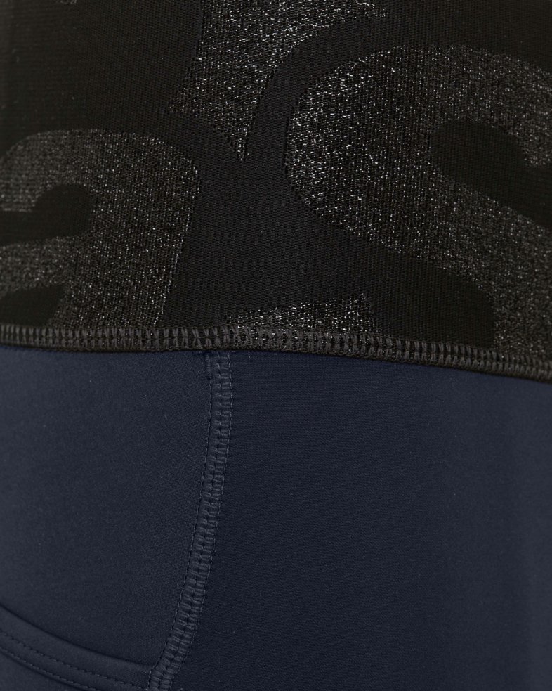 eaSt REGGINGS® R1 Sparkle Highwaist Mid Season - midnight blue