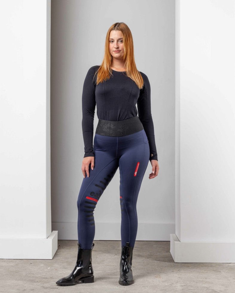 eaSt REGGINGS® R1 Sparkle Highwaist Mid Season - midnight blue