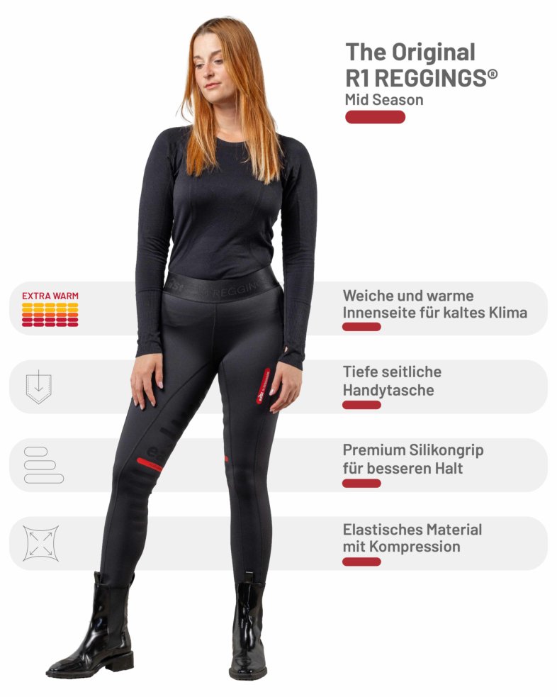 eaSt REGGINGS® R1 Mid Season - black