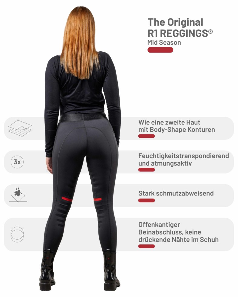 eaSt REGGINGS® R1 Mid Season - black