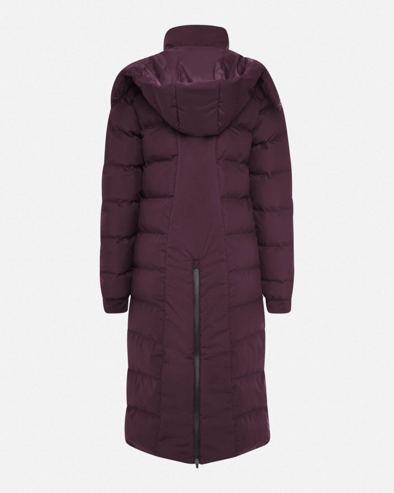 eaSt Performance Long Puffer Coat - aubergine 