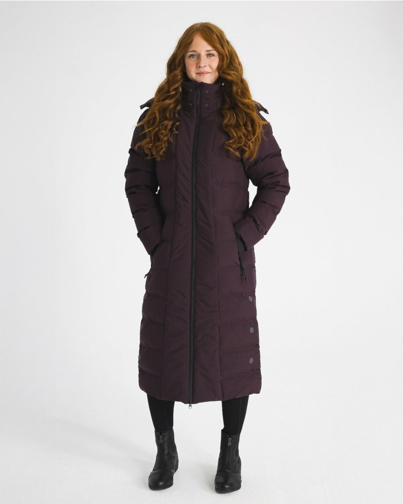 eaSt Performance Long Puffer Coat - aubergine 