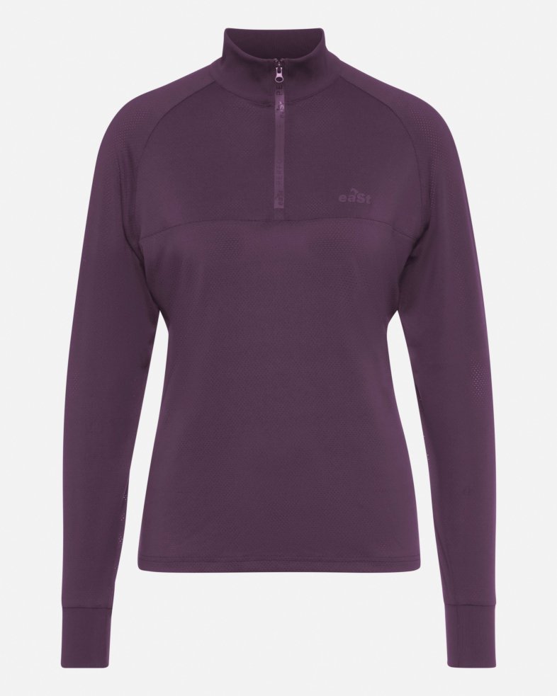 eaSt Mesh Shirt - aubergine 