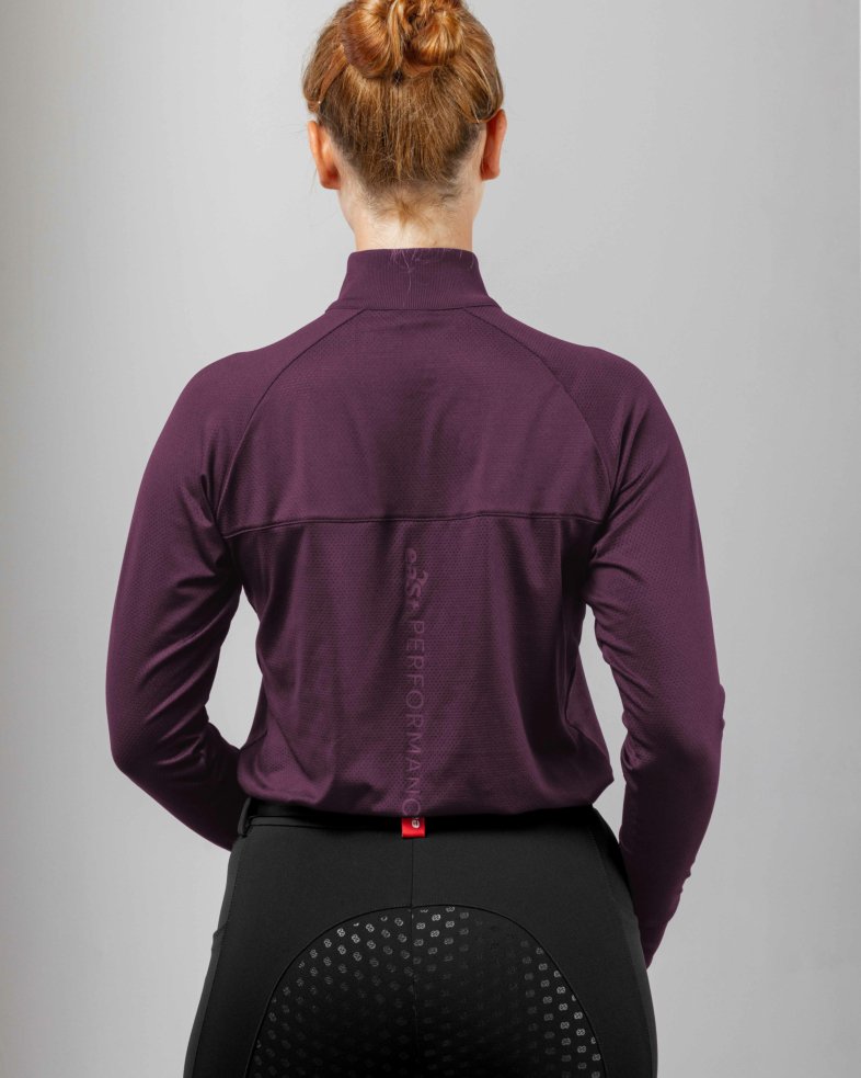 eaSt Mesh Shirt - aubergine 