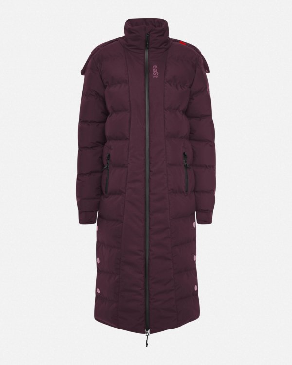 eaSt Performance Long Puffer Coat - aubergine 