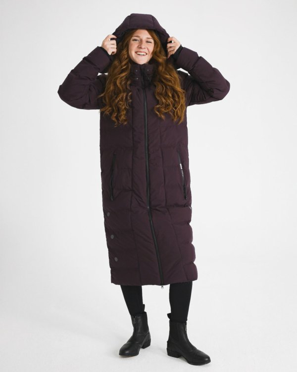 eaSt Performance Long Puffer Coat - aubergine 